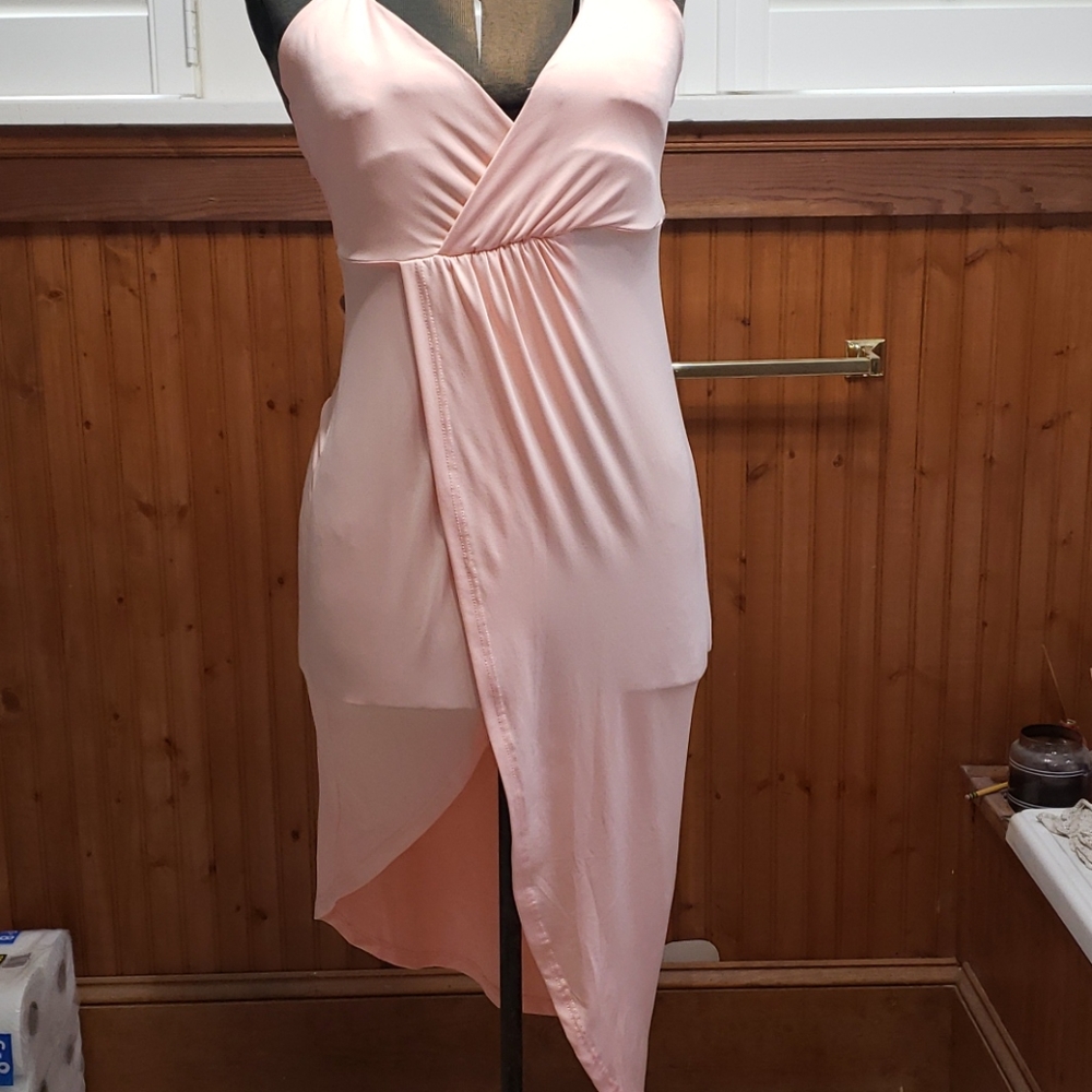 NWOT BambooBoy peach sexy dress